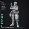 Seller-2.jpg Vendedor - Talisman Vendedor - PRESUPPORTED - Ilustrado e Estatísticas - Escala 32mm