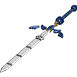 Capture du 2018-04-30 17-12-16.png Бесплатный STL файл Master Sword botw flavor (without painting)・Дизайн 3D принтера для загрузки