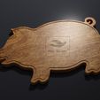 Pig-Cutting-Board-©-for-Etsy.jpg Cutting Board 2nd Set of 10 - CNC Files for Wood (svg, dxf, eps, pfd, ai, stl)