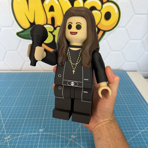 Ozzy Osbourne - Big Brick Minifigure