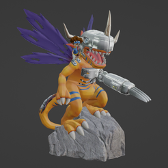 STATUE-PREVIEW.png Metalgreymon Statue Digimon Adventure