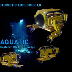 Post-01.jpg Aquatic Explorer 3D Model.