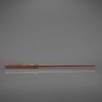 Potter2-front_perspective.844.jpg Палочка Гарри Поттера версия 2 - 3D-печатная модель Гарри Поттера