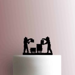 JB_Beekeepers-225-B374-Cake-Topper.jpg STL file TOPPER BEEKEEPERS BEEKEEPERS・3D print model to download