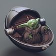 pod1.jpg Baby Yoda - Using The Force and Sleeping - Fan Art