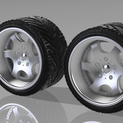 Weld-Bazreia-26mm-01.png 1/24 Weld Bazreira 26 mm VIP style wheels for scale model cars