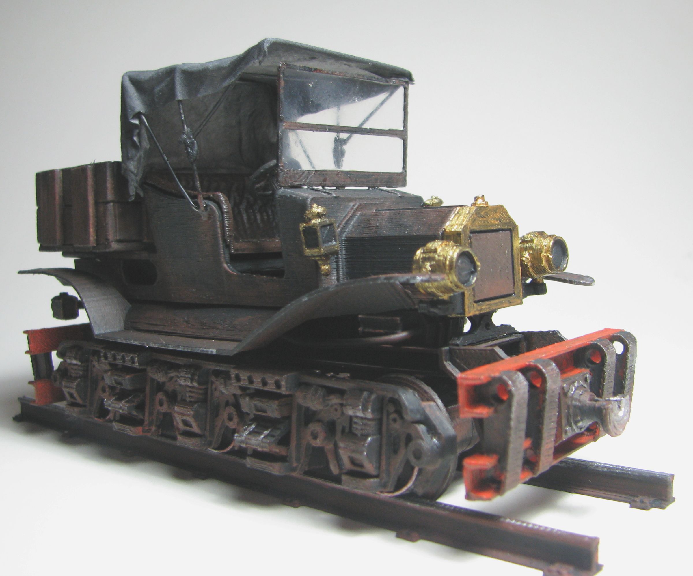 VintageRailcar_WithCanopy04.jpg Download free STL file Vintage Railcar - 36mm gauge • 3D printer design, BouncyMonkey