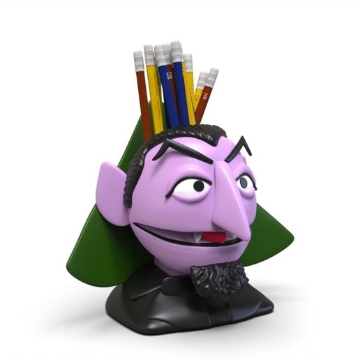 🎁 Count Von Count Sesame Street STL・ STL File for 3D printing・Cults