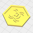 spooky_spider-prepare.png Spooky Spider Hexagon – 3D Printable Game Token
