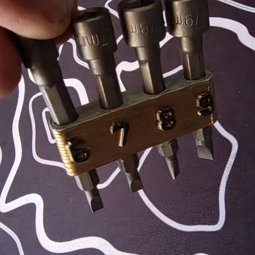 Organizador de cabezal hexagonal 4 + 4