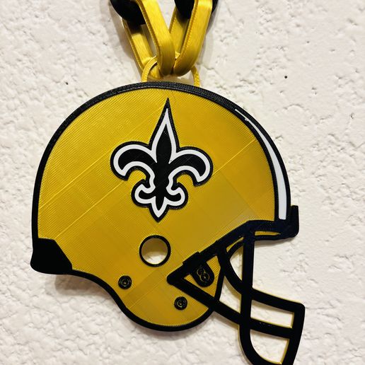 🆕 NEW ORLEANS SAINTS NFL HELMET CHAIN・ STL File for 3D printing・Cults