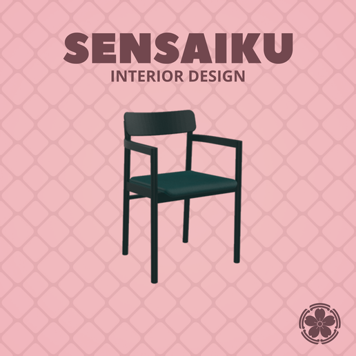 Miniature Replica 1:12 Cecilie Manz 04. Post Chair for Miniature Dollhouse - 3D Print Instant Download - Miniature Furniture Designer Series