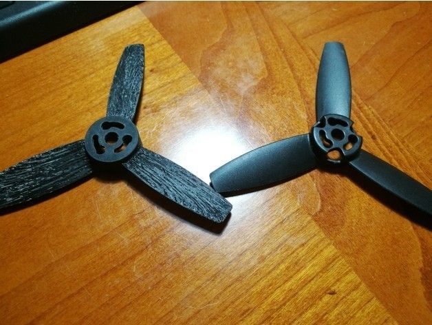 65d477434f9c8a9856af6b66701ebcd5_preview_featured.jpg Download free STL file Replacement propellers for the Parrot Bebop • 3D print model, nowprint3d