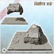 3.jpg Carcass of Russian Soviet BTR 60 tank on modern road (8) - Cold Era Modern Warfare Conflict World War 3