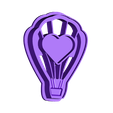 OogiMe_-_Love_Ballon.STL Fichier STL gratuit Love Balloon Cookie Cutter・Objet imprimable en 3D à télécharger