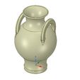 amphore12-12.jpg amphora greek cup vessel vase v12 for 3d print and cnc