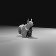 Squirrel 2.png Low Poly Squirrel