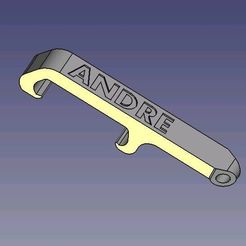 décapsuleur-André.JPG STL-Datei Taschen-Flaschenöffner ANDRE・Design für den 3D-Druck zum Herunterladen