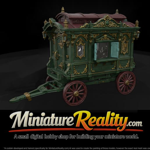 Ornate Vardo Caravan Wagon