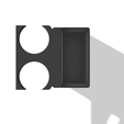 Rear-Cup-Holder-Single-Design-Extension-v8-Top.png E36 Rear Cup Holder Double Extended
