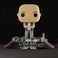 toreto.png STL file FUNKO FAST AND FURIOUS TORETTO・Template to download and 3D print