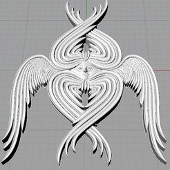 69257257_405154903471016_1995318398426284032_n.jpg Файл STL Seraphim Angel Pendant・3D-печатная модель для загрузки