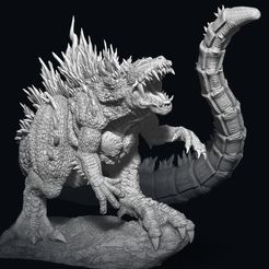 1.jpg 3D-Datei Atomares Godzilla-Monster!・Vorlage für 3D-Druck zum herunterladen