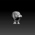 Hippopotame2.jpg Hippopotame -Hippopotamidae - Hippo 3d model for 3d print - Hippo toy