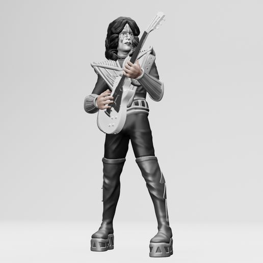 Tommy Thayer Kiss - 3Dprinting - 3D model önizlemesi