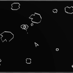 space_wars.png Бесплатный STL файл Asteroids game・Шаблон для 3D-печати для загрузки