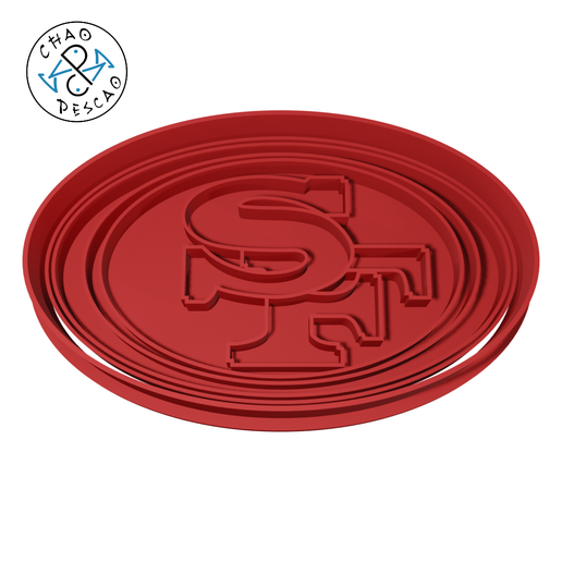 San Francisco 49ers NFL - Cookie Cutter - Fondant - Polymer Clay 3D model