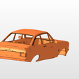 mk2 back.png ford escort mk2 BODY SHELL FOR 1:10 RC CAR STL FOR 3D PRINTING