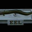 Eel-statue-17.png fish European eel / Anguilla anguilla statue detailed texture for 3d printing