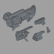 2.png Pistolet Zhu Yuan Zéro Zone Zenless - Set complet (Full Burst) pour 3dprint