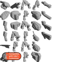 folder.jpg Бесплатный 3D файл Space Communists - Библиотека Steahtly Mech для Customizer・Модель для загрузки и 3D-печати