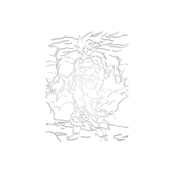 goku.png STL file Goku wall art・3D printing idea to download