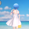 Rei_Summer_Close_3.png Asuka and Rei Summer Dress - Evangelion Anime Figurine STL for 3D Printing
