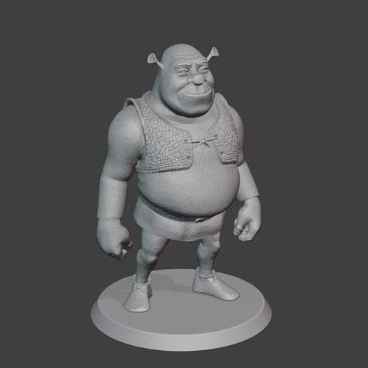👹 Shrek・ STL File for ・Cults