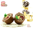 Yum3D-Cozy Hotpot Fidget Clicker Keychain_09.png Yum3D Cozy Hotpot Fidget Clicker Keychain - Cute Backpack Keychain
