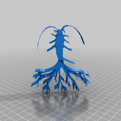 silverfish tree - 3D model önizlemesi