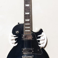 blancas-sobre-guitarra-negra.png Electric guitar Wall hanger - Demon Claws