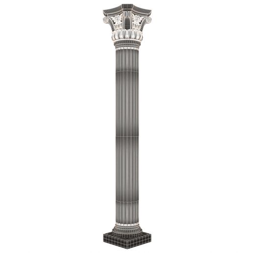 Wireframe-High-Column-Capital-01003-1.jpg Column Capital 01003