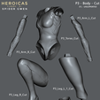 05.png HEROICAS - FIGURE 3 - Spider Gwen - 3D PRINT MODEL