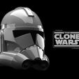 6.jpg CLONE TROOPER P1 TCW helmet | 3D model | 3D print | Printable | Clone Wars