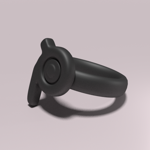 Unown ring "P" 3D model
