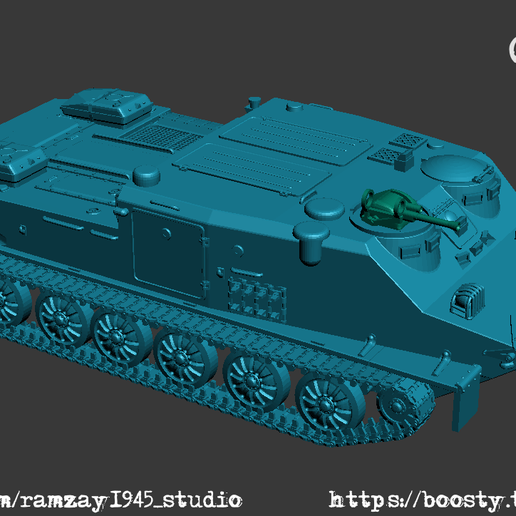 OT-62A Czechoslovak coldwar APC 1:100