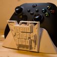 DSC08174.jpg Xbox Controller Stand with GTA 6 Logo - Gamer Base Rockstar Style (STL)