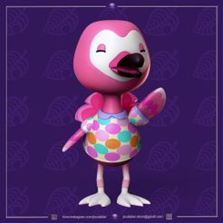 Azucena-render-final-color-cults3d-IG.jpg Flora - Lily (Animal Crossing)