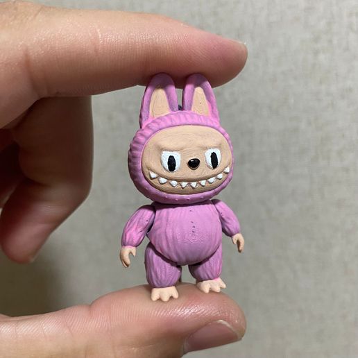 🗝️ Labubu keychain・ STL File for 3D printing・Cults