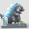 Chibi-Godzilla.734.jpg GODZILLA -CHIBI VERSION -FANART- tokusatsu CARICATURE -3D PRINT MODEL